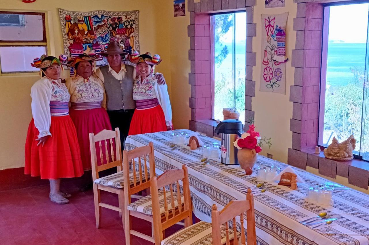 Hospedaje Rural La Florida En Llachon, Titicaca Puno Eksteriør bilde