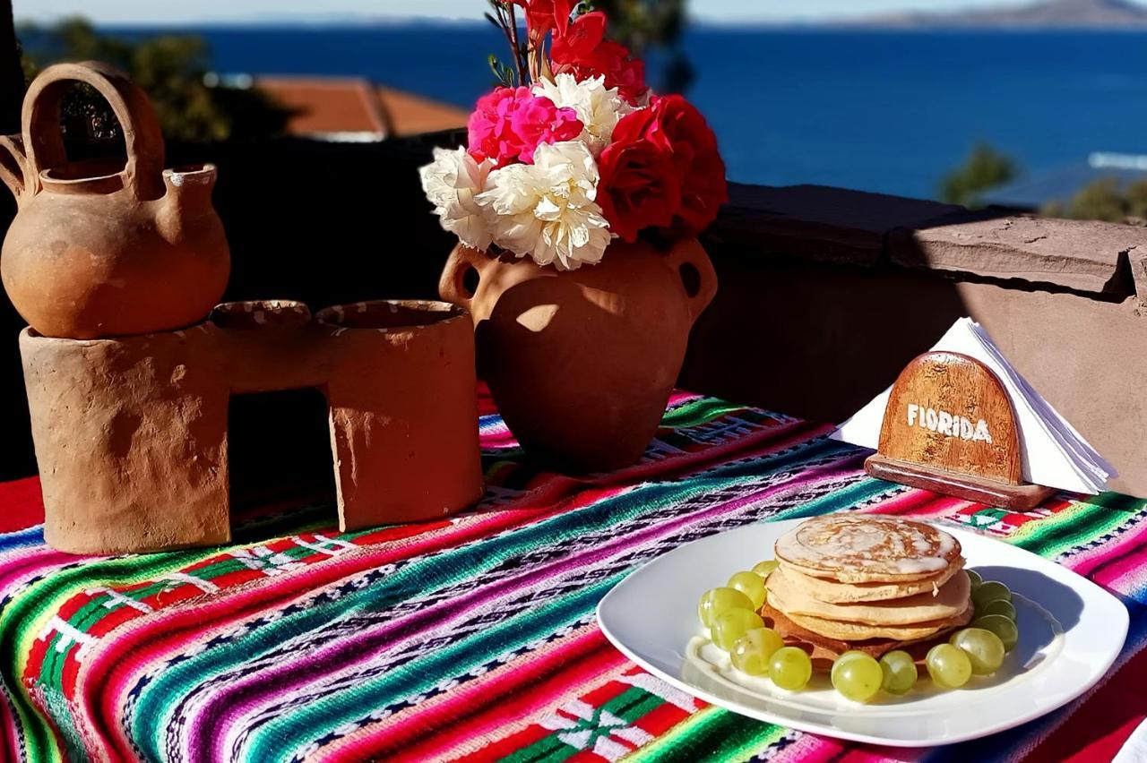 Hospedaje Rural La Florida En Llachon, Titicaca Puno Eksteriør bilde