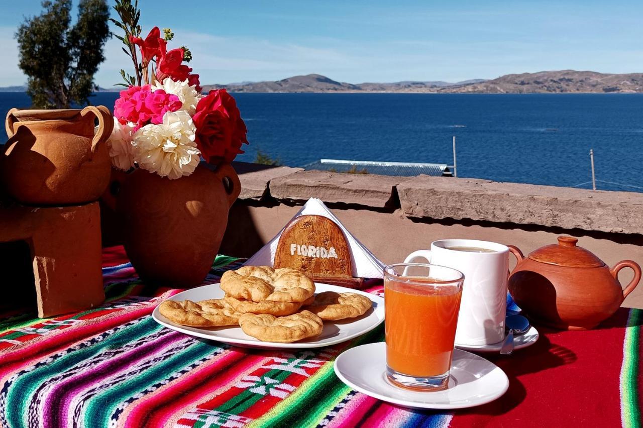 Hospedaje Rural La Florida En Llachon, Titicaca Puno Eksteriør bilde